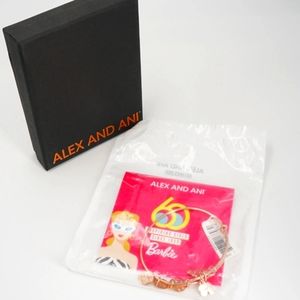 Alex And Ani Rose Gold Barbie Duo Charm Bracelet